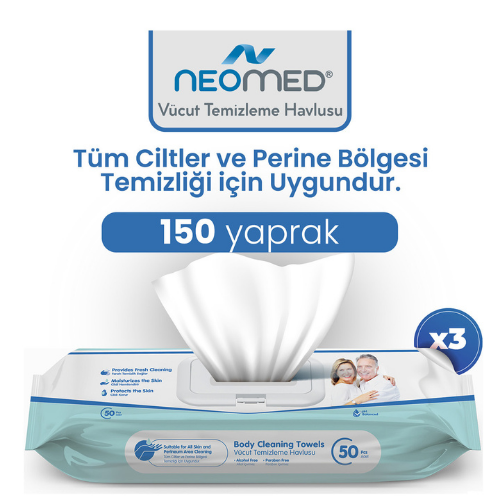Neomed Perine ve Vücut Temizleme Havlusu 3 Paket 119 ₺ 