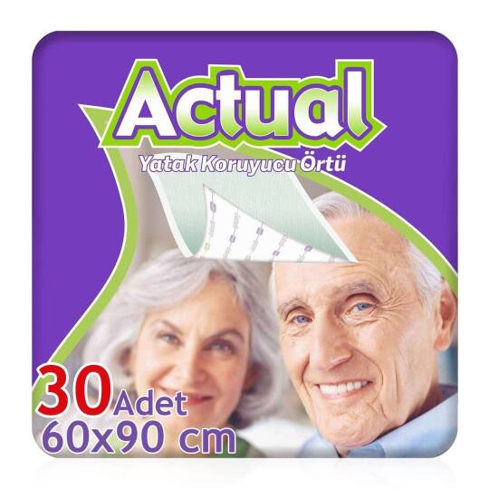 Actual Yatak Koruyucu Örtü 60×90 Cm 30 Adet