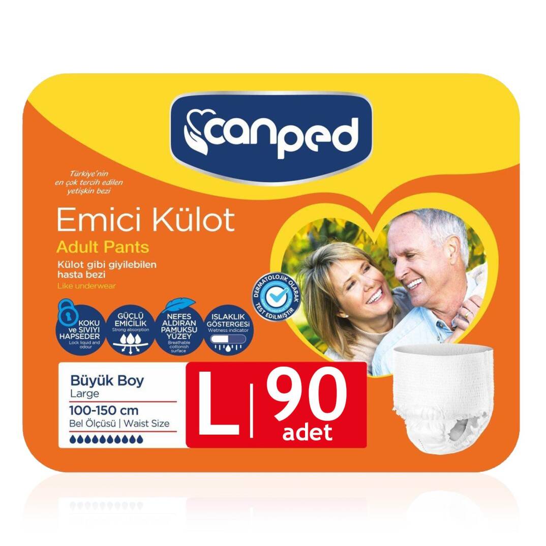 Canped Emici Külot L-Large Beden 90 Adet - 1
