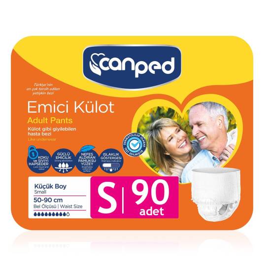 Canped Emici Külot S-Small Beden 90 Adet
