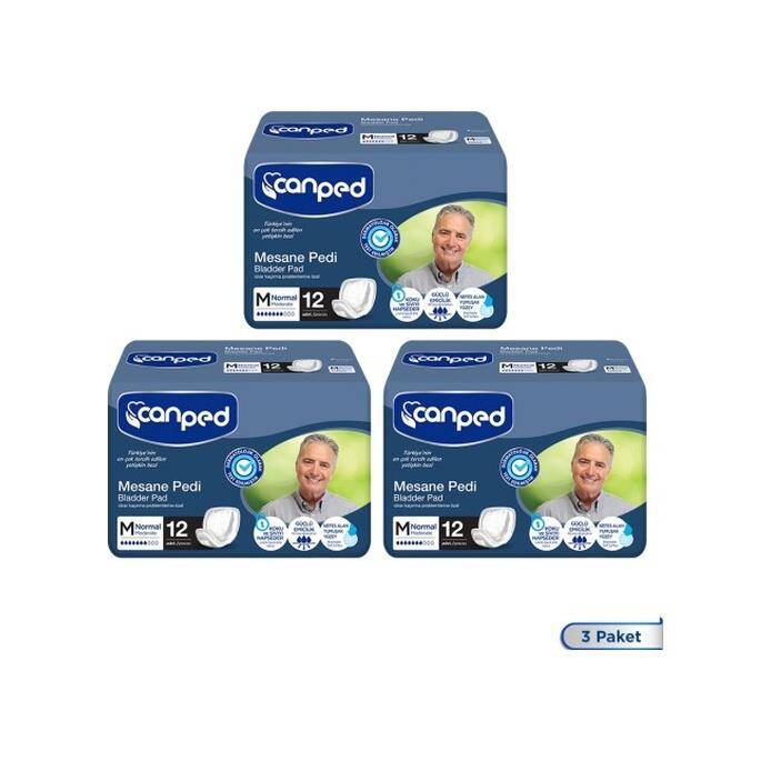 Canped Mesane Pedi Erkek M-Medium Beden 36 Adet - 1