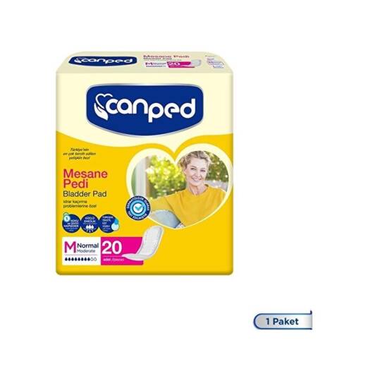 Canped Mesane Pedi Normal M-Medium Beden 20 Adet