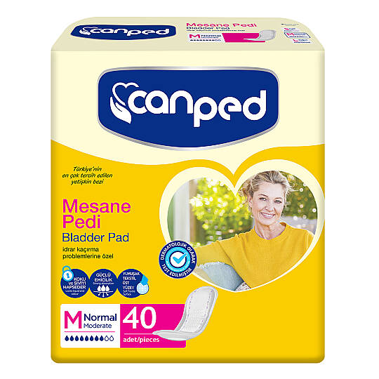 Canped Mesane Pedi Normal M-Medium Beden 40 Adet