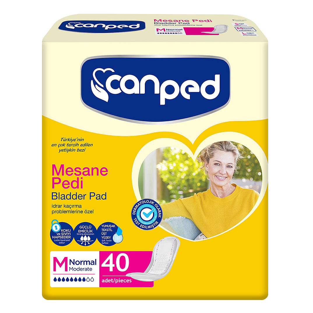 Canped Mesane Pedi Normal M-Medium Beden 40 Adet - 1