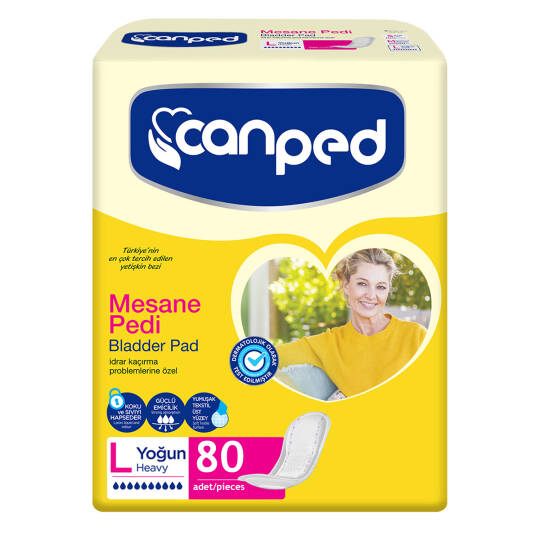 Canped Mesane Pedi Yoğun L-Large Beden 80 Adet
