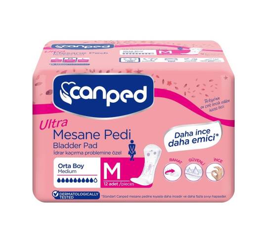 Canped Ultra Mesane Pedi Normal M-Medium Beden 12 Adet