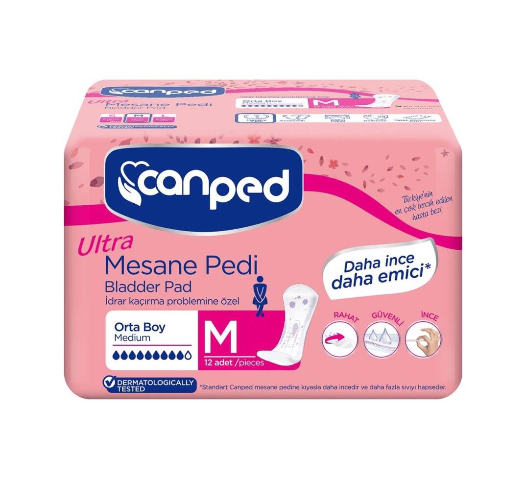 Canped Ultra Mesane Pedi Normal M-Medium Beden 12 Adet - 1