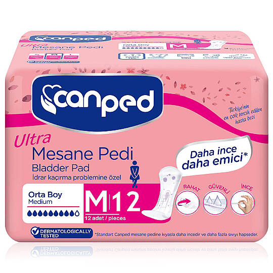 Canped Ultra Mesane Pedi Normal M-Medium Beden 12 Adet