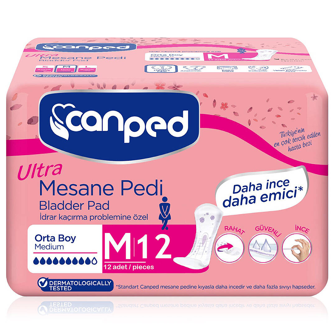 Canped Ultra Mesane Pedi Normal M-Medium Beden 12 Adet - 1