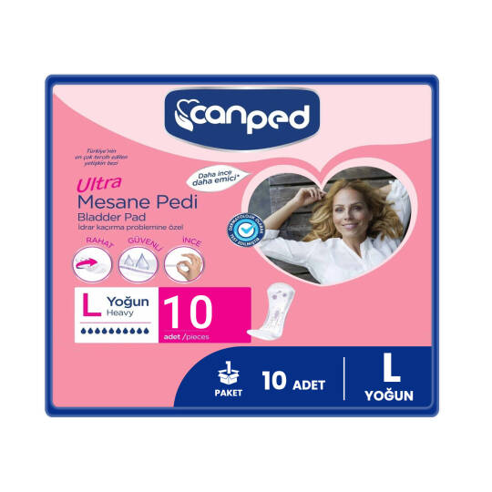 Canped Ultra Mesane Pedi Yoğun L-Large Beden 10 Adet