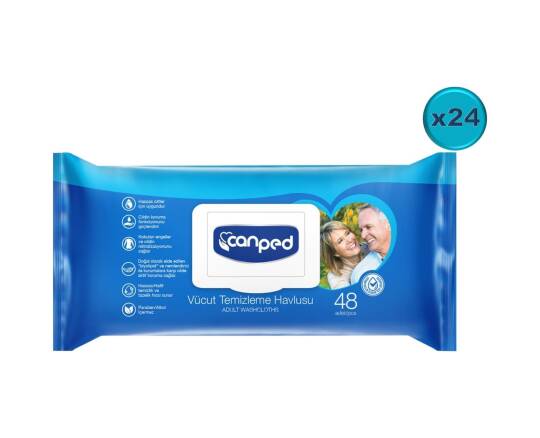 Canped Vücut Temizleme Havlusu 1152 Adet
