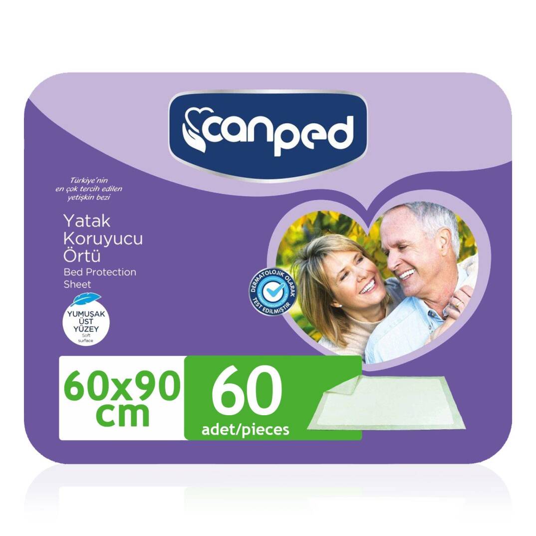 Canped Yatak Koruyucu Örtü 60x90 Cm 60 Adet - 1