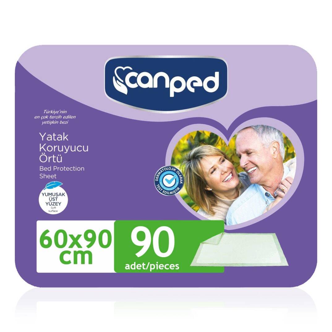 Canped Yatak Koruyucu Örtü 60x90 Cm 90 Adet - 1
