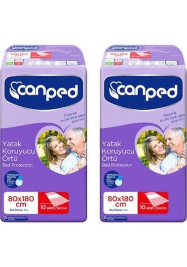 Canped Yatak Koruyucu Örtü 80x180 Cm 20 Adet