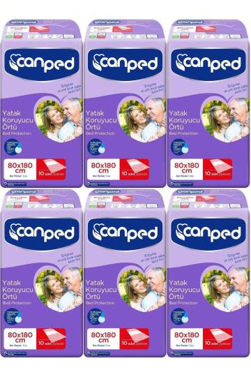 Canped Yatak Koruyucu Örtü 80x180 Cm 60 Adet