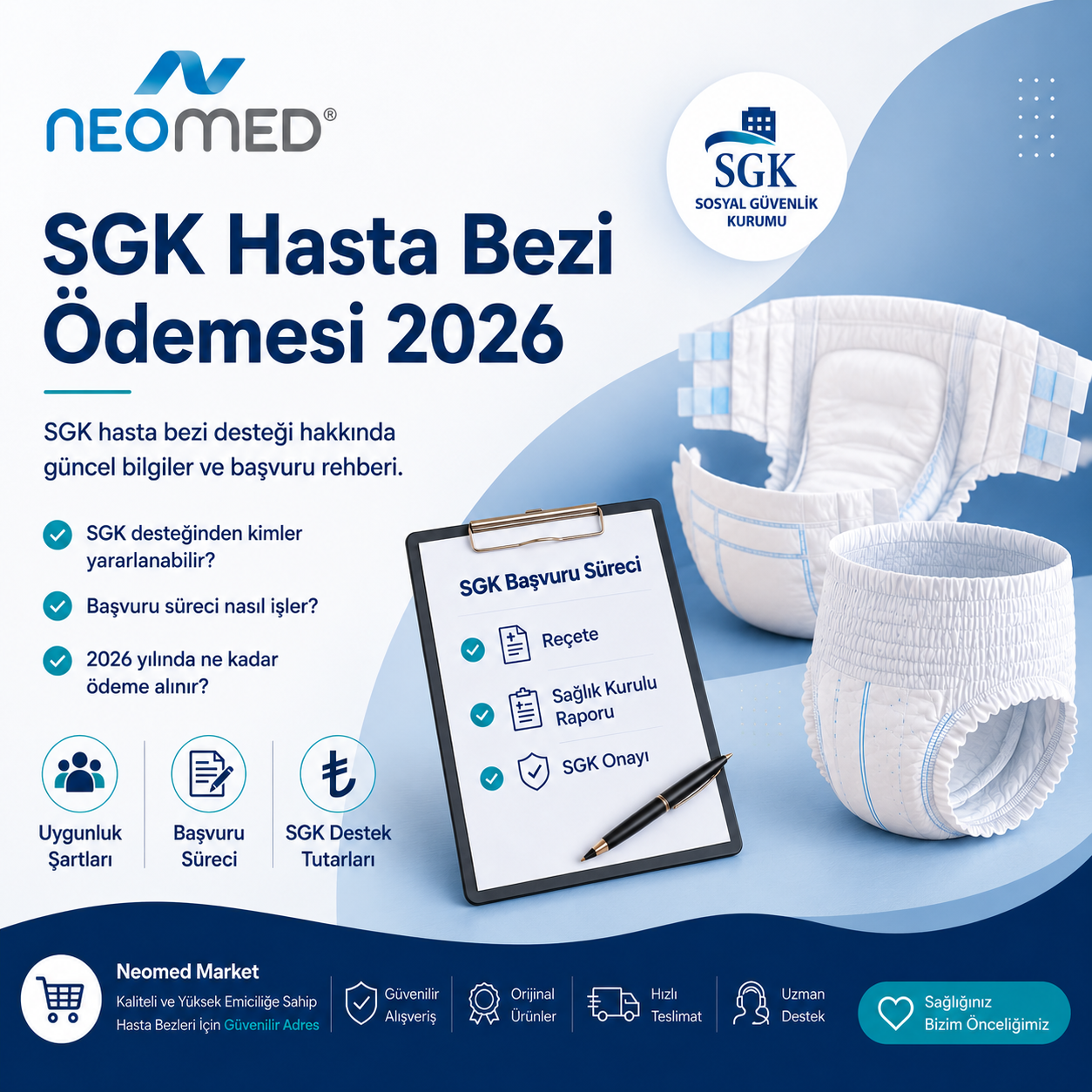 SGK Hasta Bezi Ödemesi 2026: Kimler Yararlanabilir, Nasıl Başvurulur ve Ne Kadar Destek Alınır?