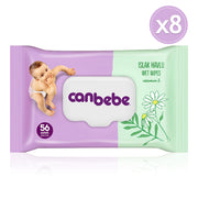 Canbebe Islak Bebek Havlusu 8 Paket 448 Yaprak