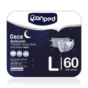 Canped Belbantlı Gece Large Beden 60 Adet