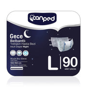 Canped Belbantlı Gece Large Beden 90 Adet