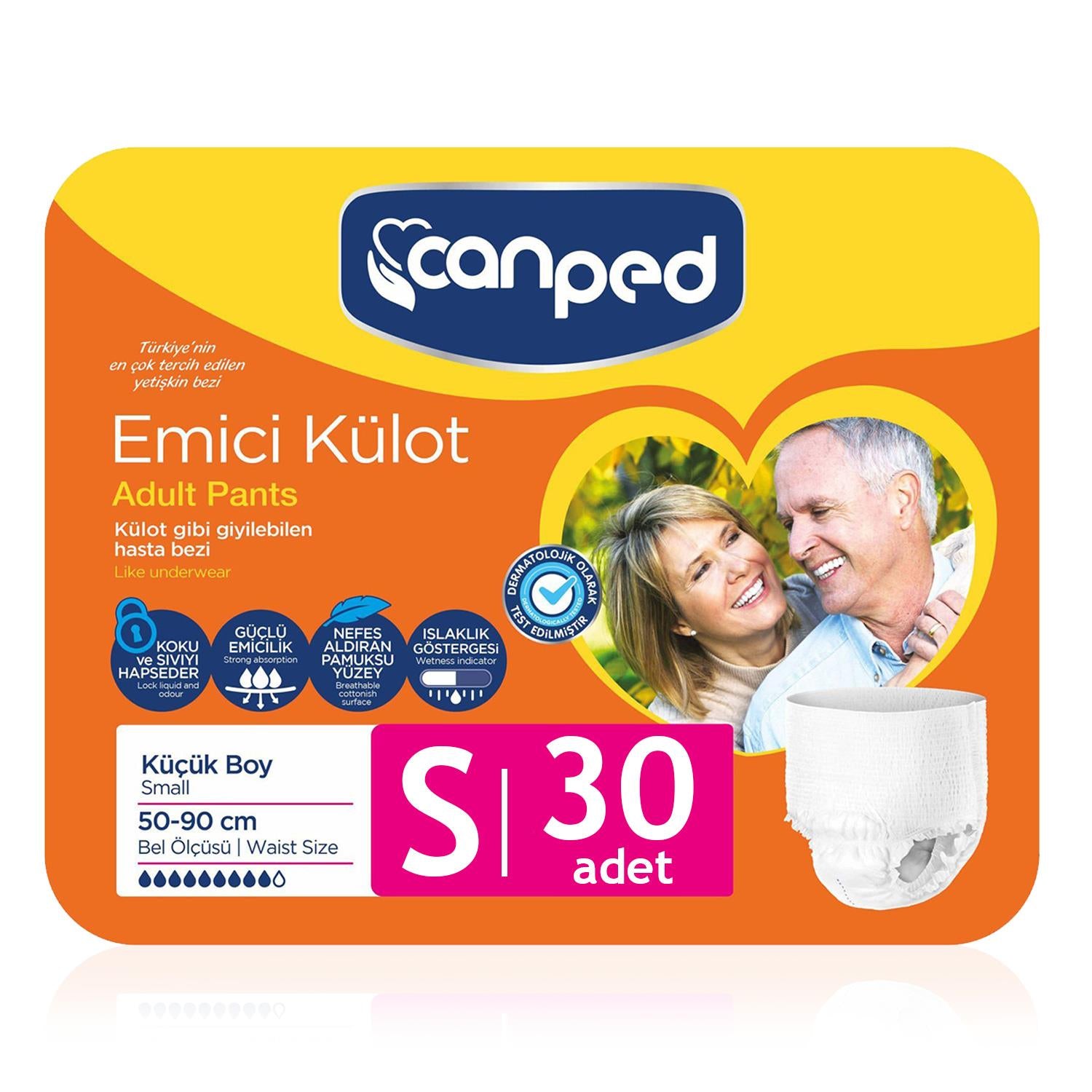 Canped Emici Külot S-Small Beden 30 Adet