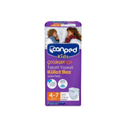 Canped Kids Pants Çocuklar İçin Tekstil Yüzeyli Külot Bez 4-7 Yaş 27 adet