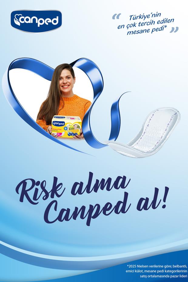 Canped Mesane Pedi Yoğun L-Large Beden 20 Adet