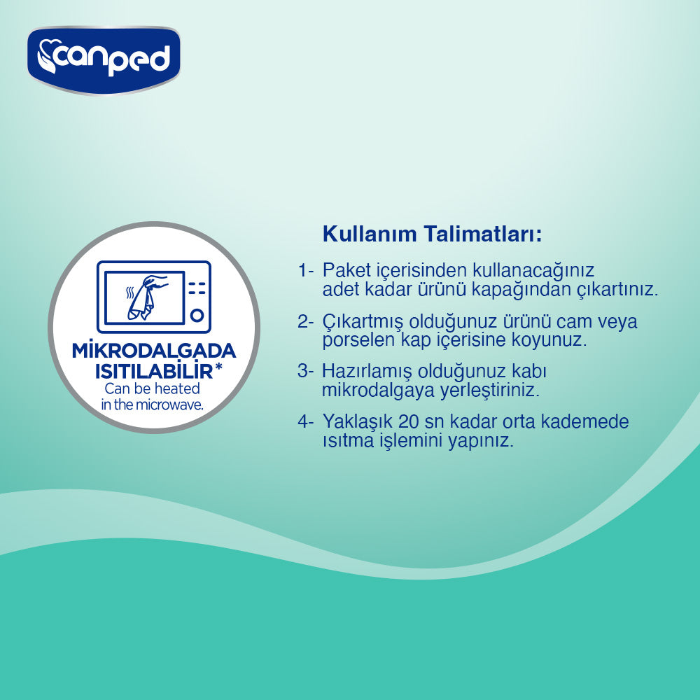 Canped Perine ve Vücut Temizleme Havlusu 450 Adet