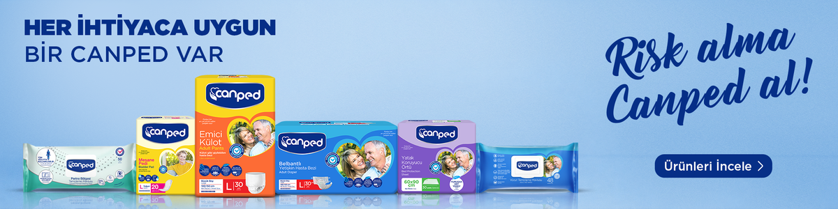 Her ihtiyaca uygun bir Canped var. Risk alma, Canped al!