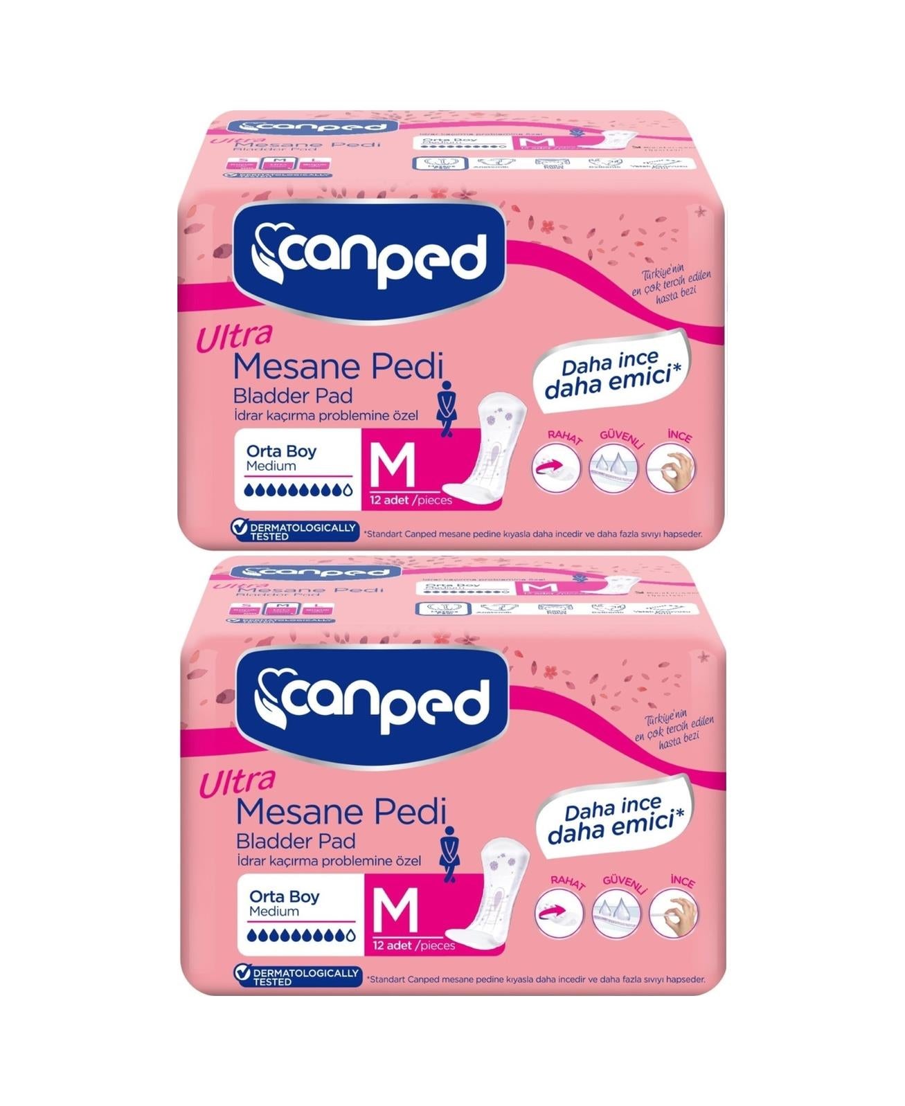 Canped Ultra Mesane Pedi Normal M-Medium Beden 24 Adet
