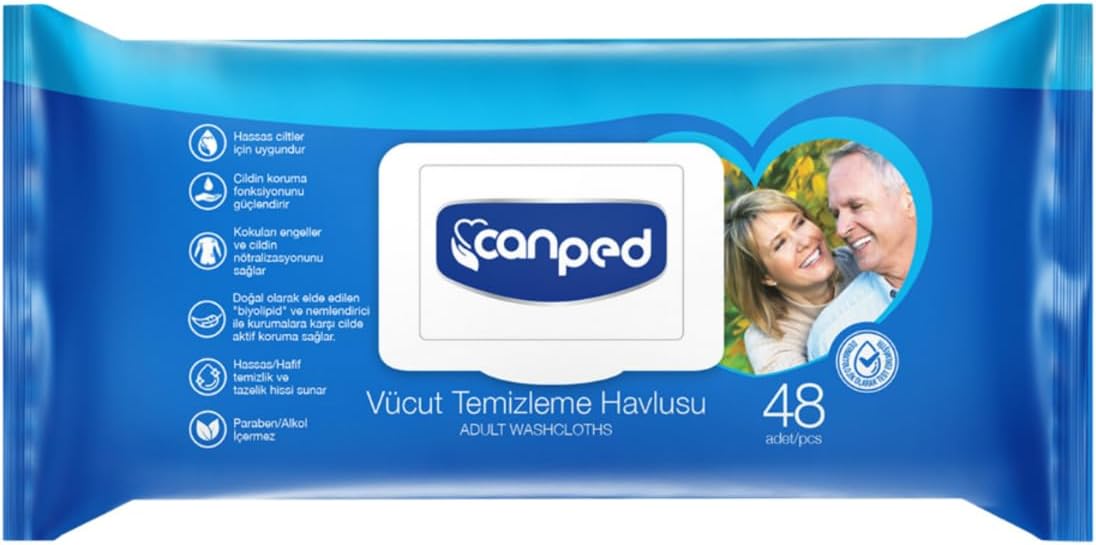 Canped Vücut Temizleme Havlusu 192 Adet