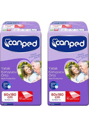 Canped Yatak Koruyucu Örtü 80x180 Cm 20 Adet