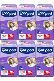 Canped Yatak Koruyucu Örtü 80x180 Cm 60 Adet