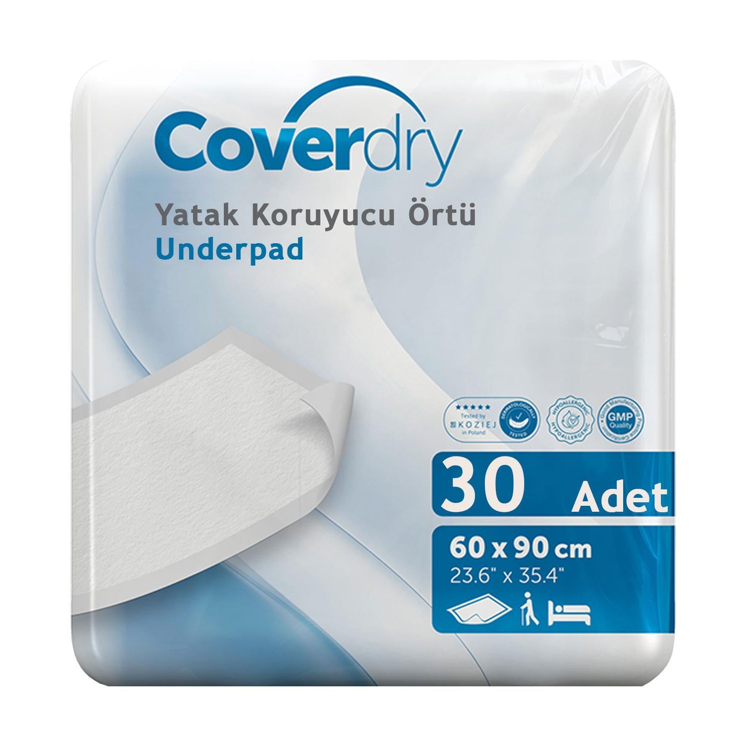 Coverdry Yatak Koruyucu Örtü 60x90 Cm 180 Adet