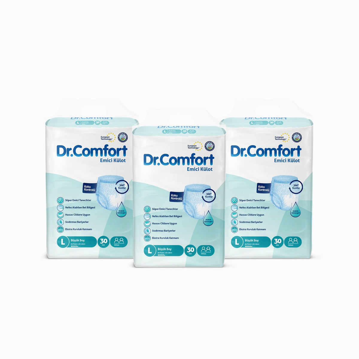 Dr. Comfort Emici Külot L-Large Beden 90 Adet