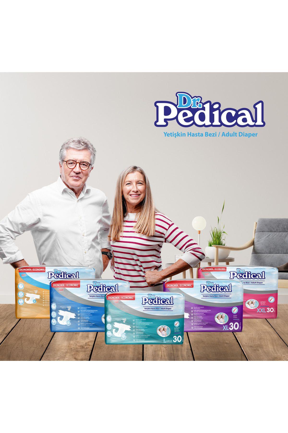 Dr. Pedical Belbantlı Hasta Bezi XL-Extra Large Beden 120 Adet