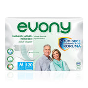 Evony Belbantlı Hasta Bezi M-Medium Beden 120 Adet