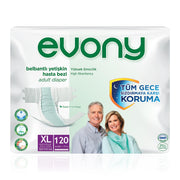 Evony Belbantlı Hasta Bezi XL-Extra Large Beden 120 Adet