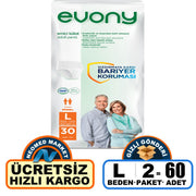 Evony Emici Külot L-Large Beden 60 Adet