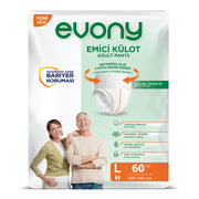 Evony Emici Külot L-Large Beden 60 Adet
