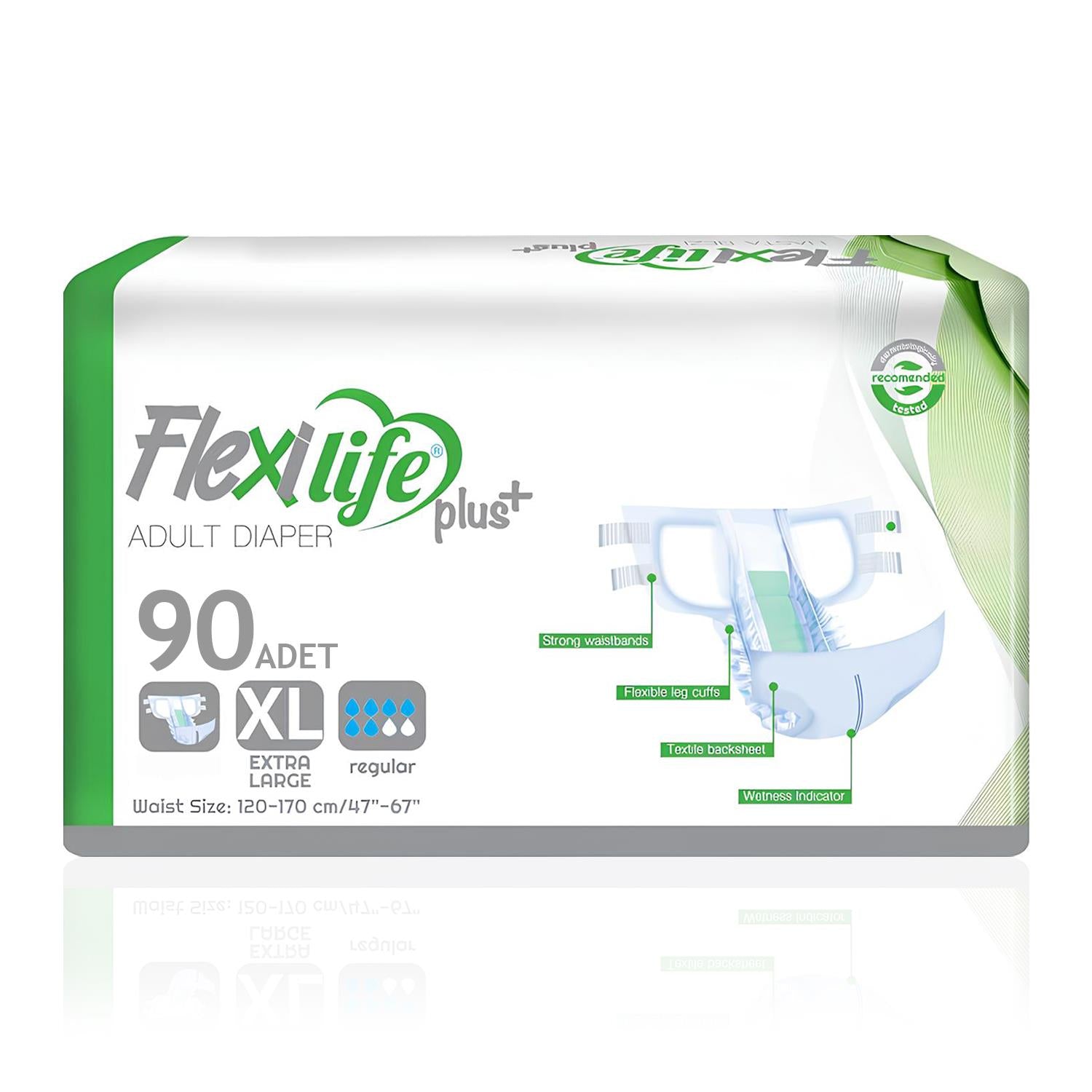 Flexi Life Belbantlı Hasta Bezi XL-Extra Large Beden 90 Adet
