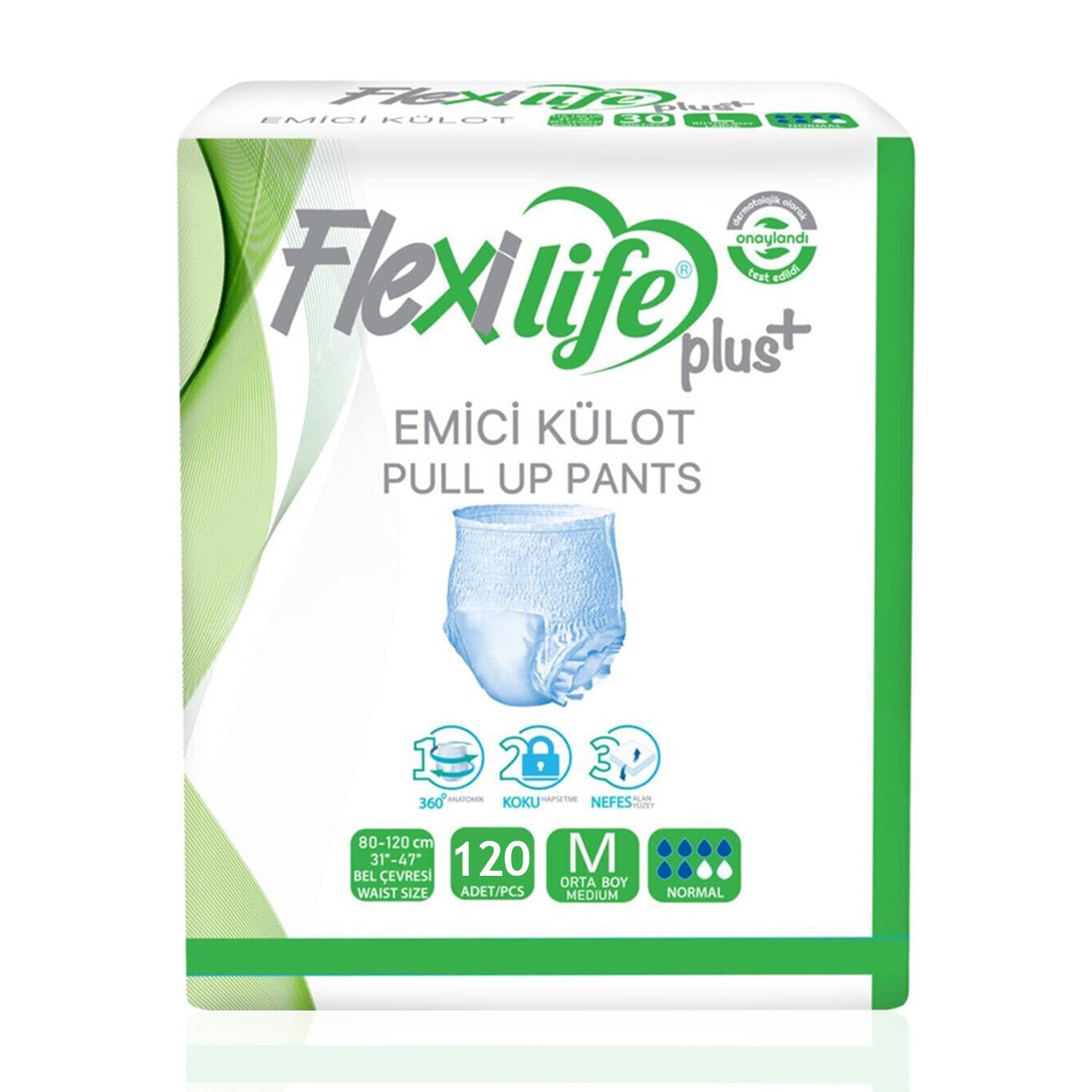 Flexi Life Emici Külot M-Medium Beden 120 Adet