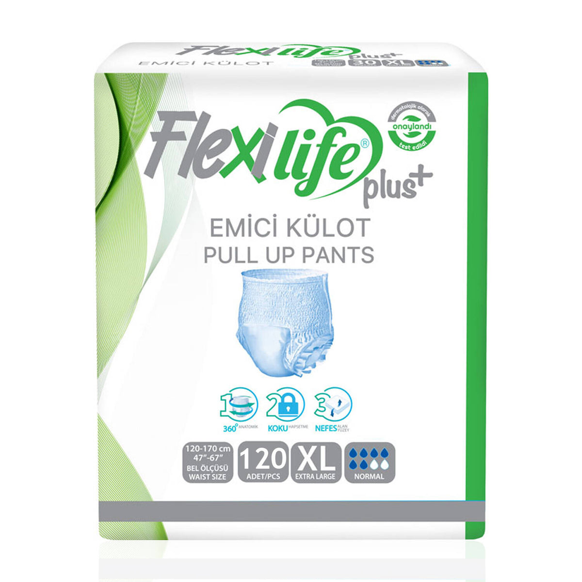 Flexi Life Emici Külot XL-Extra Large Beden 120 Adet