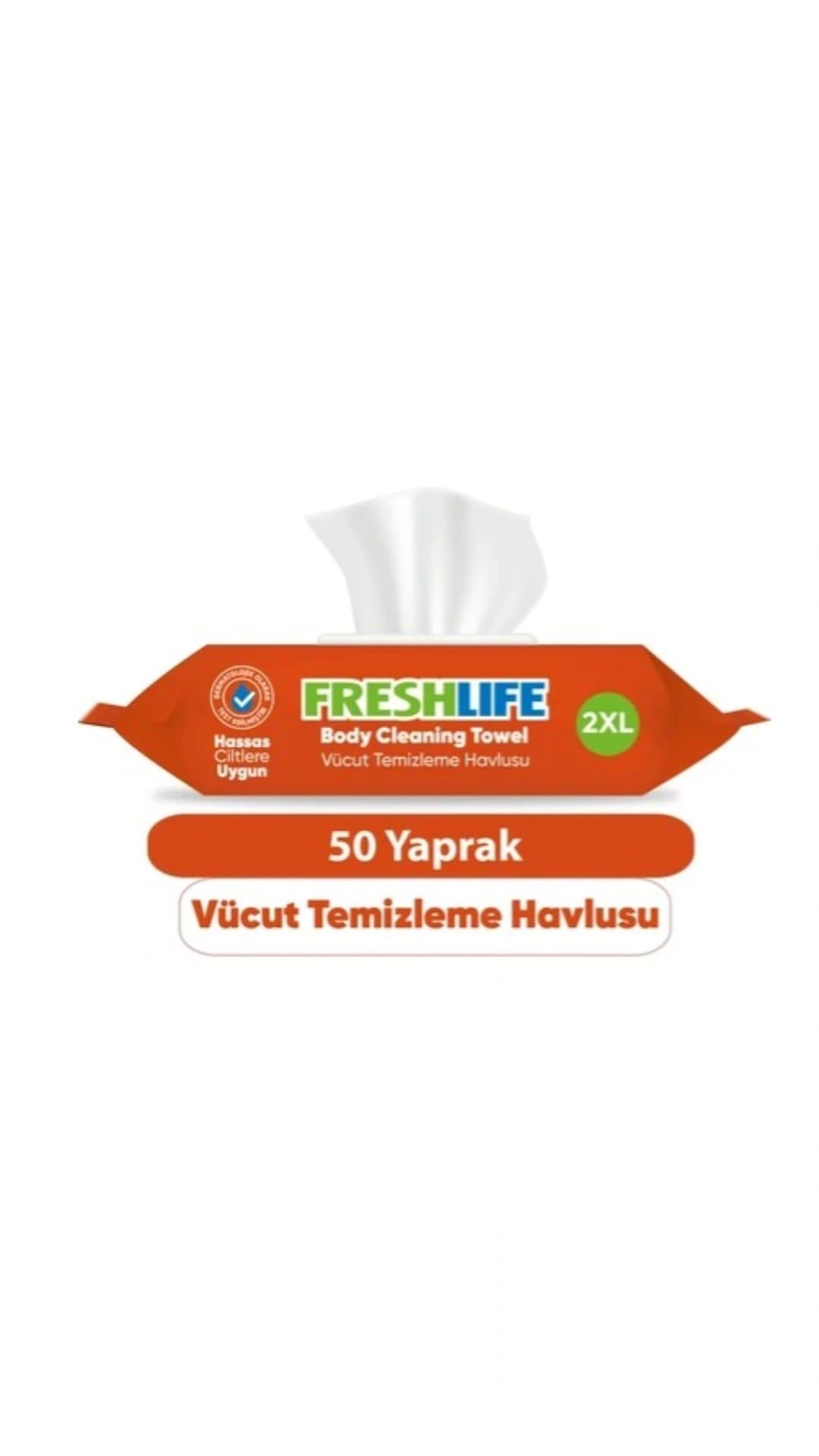 Freshlife Vücut Temizleme Havlusu 300 Adet