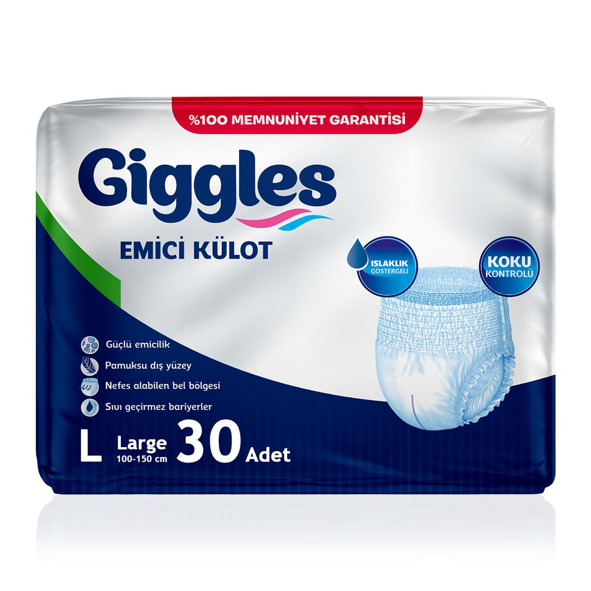 Giggles Emici Külot L-Large Beden 30 Adet