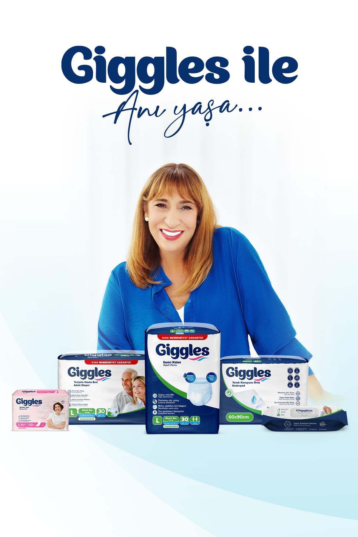 Giggles Emici Külot L-Large Beden 90 Adet