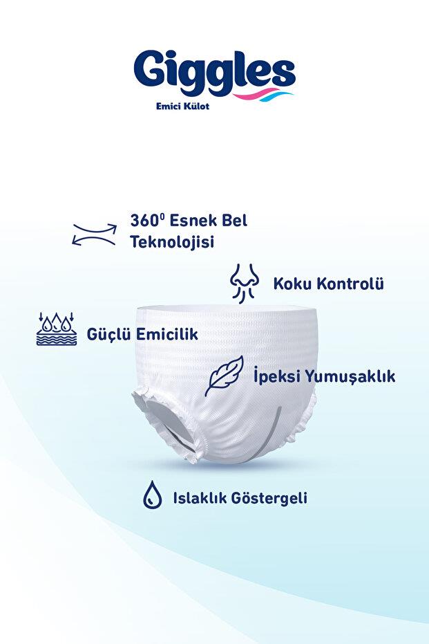 Giggles Emici Külot M-Medium Beden 90 Adet