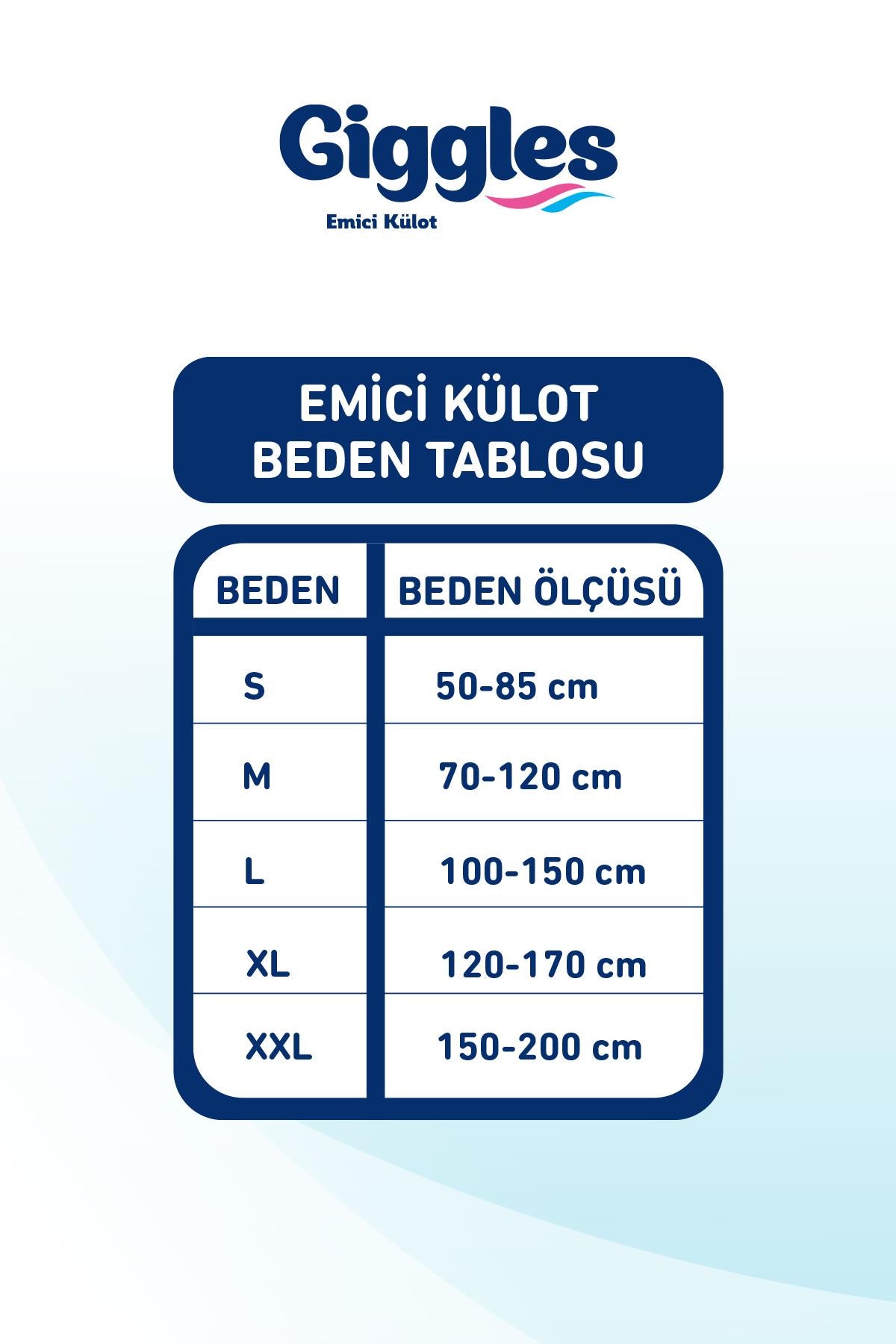 Giggles Emici Külot XL-Extra Large Beden 90 Adet