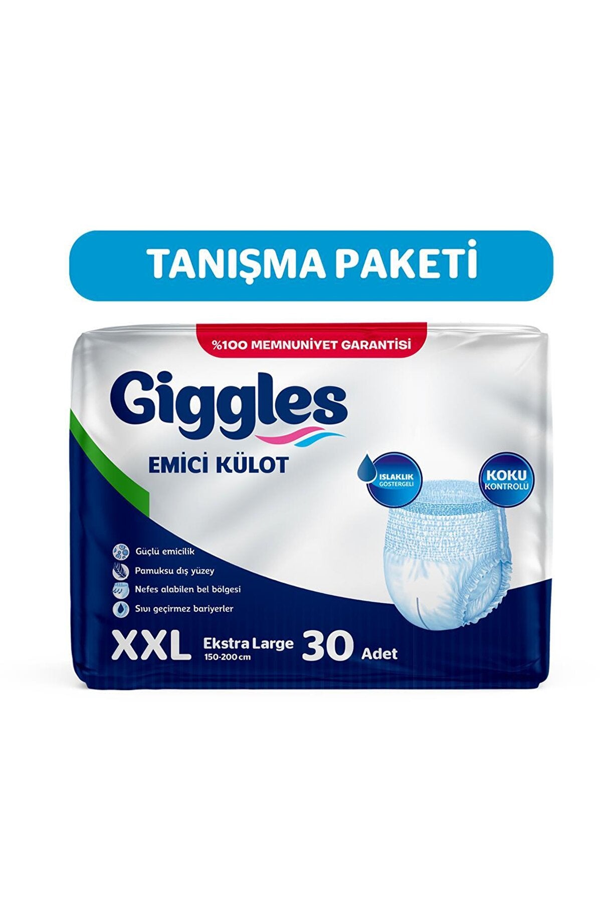 Giggles Emici Külot XXL-Extra Extra Large Beden 30 Adet