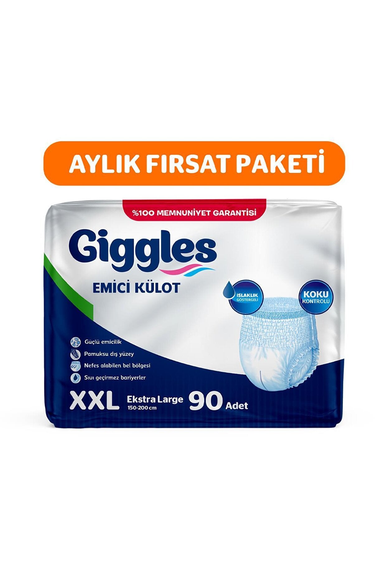 Giggles Emici Külot XXL-Extra Extra Large Beden 90 Adet