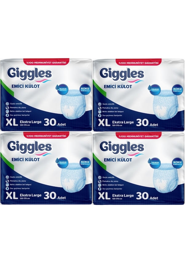 Giggles Emici Külot XL-Extra Large Beden 120 Adet